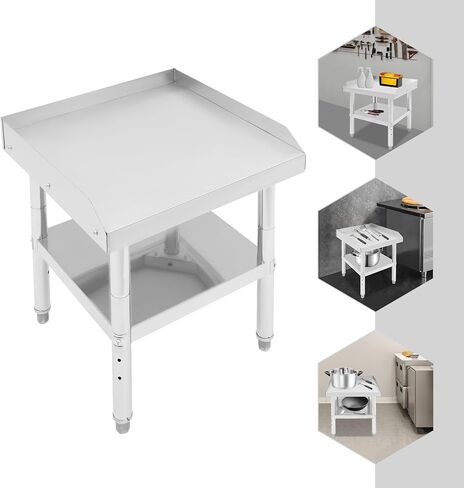 Work Table with Backsplash, Prep Table for Kitchen, Restaurant, Garage, Laundry in Saudi Arabia