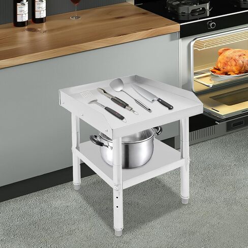 Work Table with Backsplash, Prep Table for Kitchen, Restaurant, Garage, Laundry in Saudi Arabia