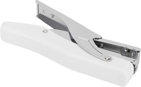 Srliya 20 Sheet Plier Stapler with Large Opening, Ergonomic Design, Labor Saving, Portable for Factory School Office Warehouse, Metal White in Saudi Arabia