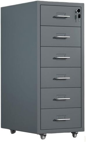 File Cabinets Office File Cabinet Thickened Cold Rolled Steel Drawer Large Capacity Storage Multifunctional Data Organizing with Locks(Black) in Kuwait