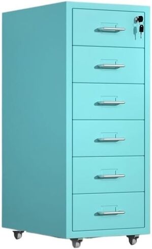 File Cabinets Office File Cabinet Thickened Cold Rolled Steel Drawer Large Capacity Storage Multifunctional Data Organizing with Locks(Black) in Kuwait