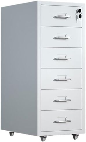 File Cabinets Office File Cabinet Thickened Cold Rolled Steel Drawer Large Capacity Storage Multifunctional Data Organizing with Locks(Black) in Kuwait