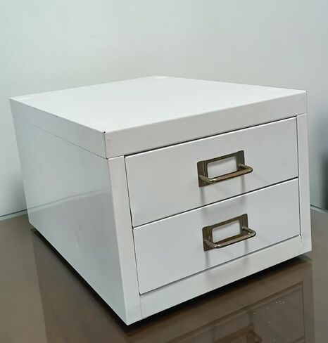 خزانة تخزين المكتب - مجلس الوزراء Mini 2 Tier Metal File Organizer Organizer ، للمنزل ، المكتب ، المكتب in Kuwait