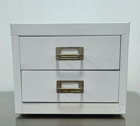 خزانة تخزين المكتب - مجلس الوزراء Mini 2 Tier Metal File Organizer Organizer ، للمنزل ، المكتب ، المكتب in Kuwait