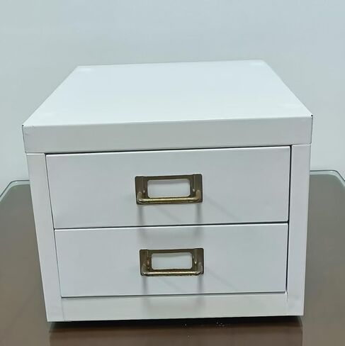 خزانة تخزين المكتب - مجلس الوزراء Mini 2 Tier Metal File Organizer Organizer ، للمنزل ، المكتب ، المكتب in Kuwait