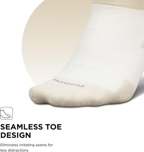 Feetures High Performance Cushion No Show Tab - Running Socks for Men and Women - Athletic Ankle Socks - Moisture Wicking - Large, Lightning in Kuwait