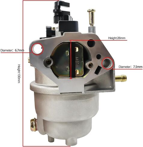 16100-Z8B-901 مجموعة كاربوريتر كارب BB76A A متوافقة مع محركات هوندا الخاصة بجزازة العشب HRR216K10 HRR216K11 HRR216K9 HRS216K5 HRS216K6 HRS216K7 in Kuwait