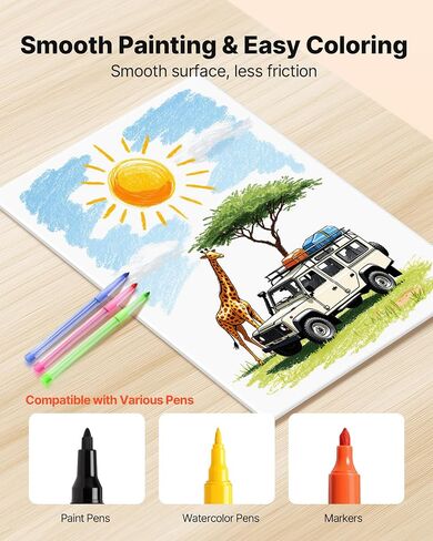 VEVOR Foam Board, 12 Pack 24 x 36 Inch, 3/16 Inch Thickness White Poster Board, Acid-Free Double Sided Foam Core Sheets for Mounting, Crafts, Paintings Prints, Art, Display, Presentation and Projects in Saudi Arabia