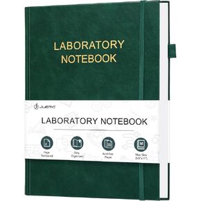 دفتر مختبر Jubtic لتنظيم المشروع - دفتر Notebook Paper Notebook الكربون - البقاء منظمًا ومنتجًا - (8.5 "× 11" ، أسود) in Kuwait