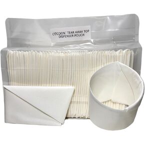 Disposable Cup Sleeves That Unfold Into Napkins (500-Pack) Superior Hot/Cold Protection. Hand assembled in America. in Saudi Arabia