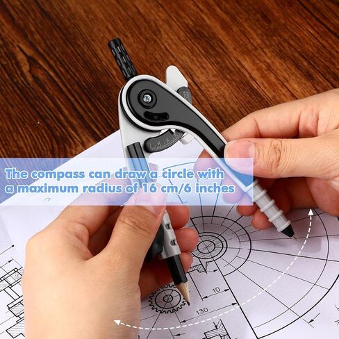 Zonon 1 Set Geometry Geometry Math Set 7 PCS تشمل 6 '' / 4 '' المنقلة ، والبوصلة الرسم ، وحاكم مثلث 45/60 ، 12 '' / 6 '' حاكم الرياضيات الشفافة للمستلزمات المكتبية (الوردي) in Kuwait