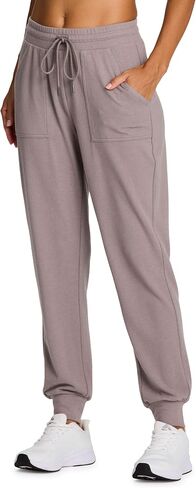 RBX Active Women's Athletic Super Soft Lightweight Cuffed Tapered Jogger Sweatpants with Pockets in Saudi Arabia