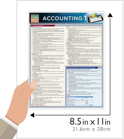Accounting 1 QuickStudy Laminated Reference Guide (QuickStudy Business) in Saudi Arabia