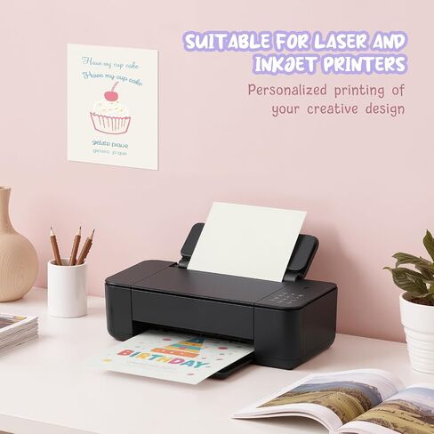40 ورقة ورقة البطاقات الورقية 8.5 × 11 ، ورقة طابعة بطاقة العاج 8.5x11 ، Off White Card Stock Paper 8.5 × 11 ، 200 GSM ورقة بناء لبطاقات DIY ، بطاقات المعايدة ، دعوات الزفاف in Kuwait