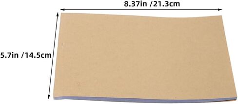 HAKIDZEL 10Pcs Blank Copy Notepad Portable A5 Kraft Paper Notebook Auto Copy Memo Book for Office Financial Records Order Management in Saudi Arabia