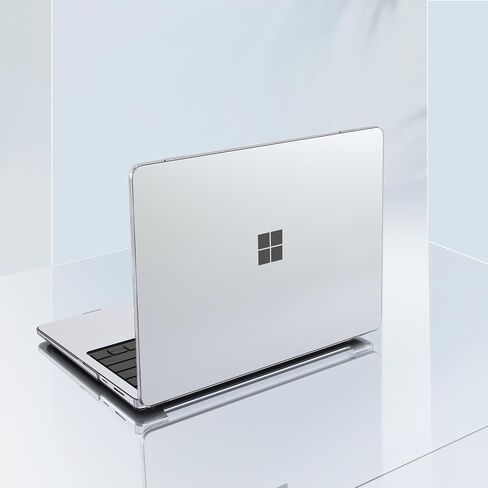 G JGOO Compatible with Microsoft Surface Laptop 15 inch Touchscreen Copilot + PC 2024 (7th Ed) Model 2037, Protective Plastic Hard Shell Case with Keyboard Cover & Screen Protector, Crystal Clear in Kuwait