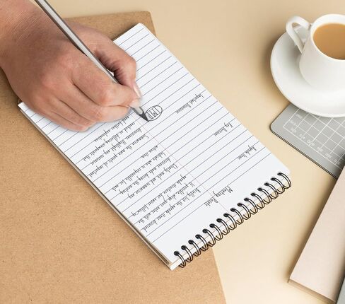 Steno Pads Spiral 6x9 12 Pack ، Gregg يحكم Pad Steno ، وألوان متنوعة ، 80 ورقة (160 صفحة) طويلة الأمد ، حزمة B2B القيمة السائبة ، أكفات الملاحظات السائبة Top STENO للمكتب والمنزل in Kuwait