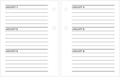 AT-A-GLANCE 2026 CALENDAR CALENDAR DELLENDAR ، يوميًا ، 3 "× 3-3/4" ، مصغرة ، فضفاضة (E9195026) in Saudi Arabia