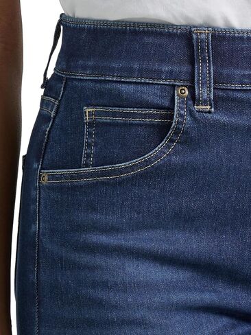 لي/ مارك بنطلون جينز ضيق بخصر مرتفع مريح للغاية مع حركة مرنة للنساء in Kuwait