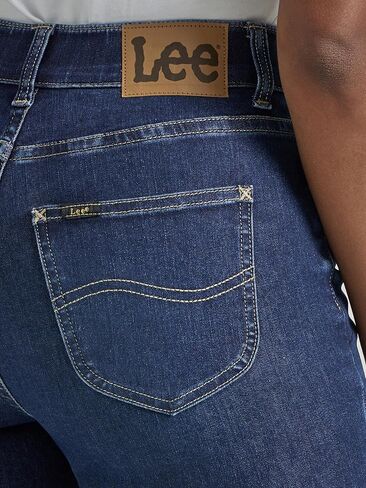 لي/ مارك بنطلون جينز ضيق بخصر مرتفع مريح للغاية مع حركة مرنة للنساء in Kuwait