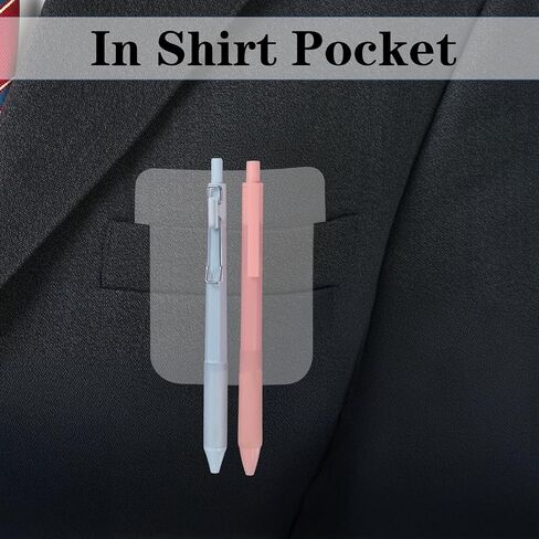 12pcs Pocket Protector for Men Shirt ، PVC Pen Pretic Heavy Duty Pert Protect for القمصان ، معاطف المختبرات ، المؤشرات ، البطاقات ، حماة الجيب للأقلام والمستشفيات المدرسية لمستشفيات المستشفى (Clear Square) in Kuwait