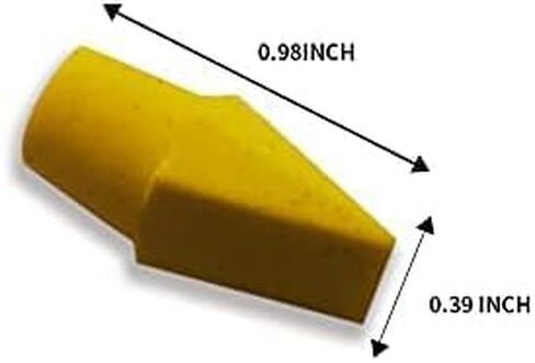 20 PCS Pencil Top Eraser ، مجموعة محايات القلم الرصاص ، قبعات ممحاة لأقلام الرصاص ، محايات CAP للمدرسة ، الفصل ، المكتب ، Kid (20) in Kuwait