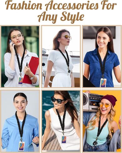 Geyoga Teacher Scrunchie Lanyards for Id Badges Keys Cute Neck Stready Lanyards Retractable Retractable Retractible Ceychain للنساء السيدات in Saudi Arabia