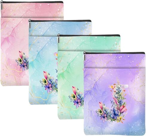 4pcs Goint Gover Govers Gifts Book Book Book Books Pouch Pouch Proctor Figuredized Monographics for Women Girl Airmist Reading Association for Birthday Christmas Bachelorette Party in Kuwait