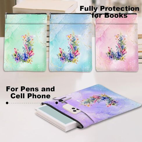 4pcs Goint Gover Govers Gifts Book Book Book Books Pouch Pouch Proctor Figuredized Monographics for Women Girl Airmist Reading Association for Birthday Christmas Bachelorette Party in Kuwait