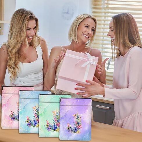 4pcs Goint Gover Govers Gifts Book Book Book Books Pouch Pouch Proctor Figuredized Monographics for Women Girl Airmist Reading Association for Birthday Christmas Bachelorette Party in Kuwait