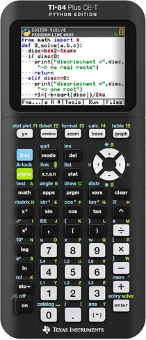 Texas Instruments Ti-84 Plus CE-T Python Edition Calculator (Display Color) Black in Kuwait