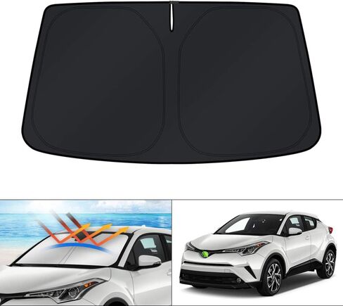 KUST Windshield Sun Shade for Subaru Legacy 2020-2023 2024 Window Shade Sun Visor Cover Foldable Blocks UV Rays Keep Your Car Cooler in Kuwait