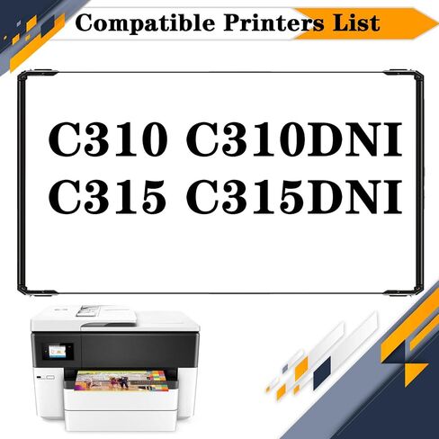C310 C315 Developer Kit Compatible for Xerox C310 C310DNI C315 C315DNI Printers, High Yield 80,000 Pages Black*1 in Kuwait