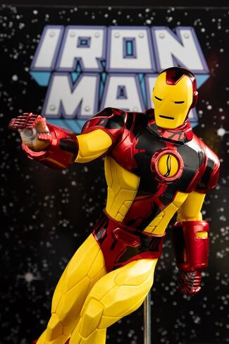 McFarlane Marvel Iron Man 1: 6th Scale Toldible مع Scene & Comic (Iron Man #256) in Saudi Arabia