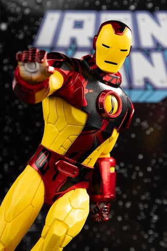 McFarlane Marvel Iron Man 1: 6th Scale Toldible مع Scene & Comic (Iron Man #256) in Saudi Arabia
