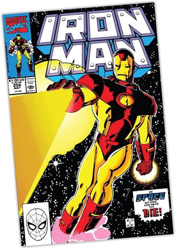McFarlane Marvel Iron Man 1: 6th Scale Toldible مع Scene & Comic (Iron Man #256) in Saudi Arabia