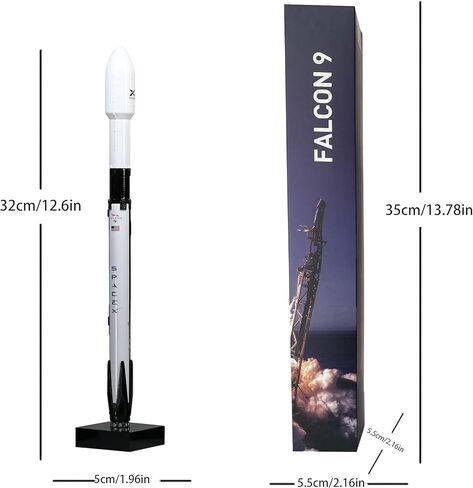 Aygital Spacex Starship 1/375 Diecast Rocket Model in Kuwait