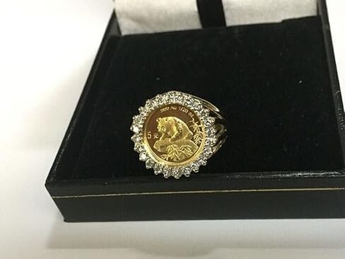 Finecreation-USA !! 1.00CT Round Cut Lab الذي خلق Diamond Chinese Panda Bear Bear Wedding Ring Ring Ring 14k أصفر الذهب (White ، 7) in Saudi Arabia
