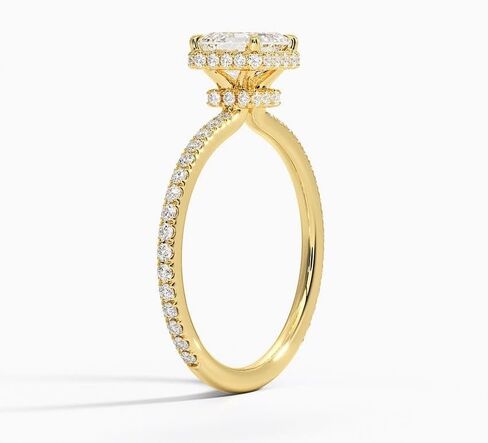 1-5 قيراط Marquise Cut Igi مختبر معتمد خاتم الماس 10K 14K 18K 18K GOLD GOLA GOLA GALA LAB GROWN DAIMOND HISMENT HISMAR in Saudi Arabia