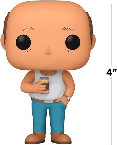 فونكو بوب! TV: King of the Hill - Bill Dauterive - Finyl Figure - فكرة الهدية - البضائع الرسمية - ألعاب للأطفال والكبار - عشاق الرسوم - نموذج نموذج لهواة الجمع والعرض in Saudi Arabia