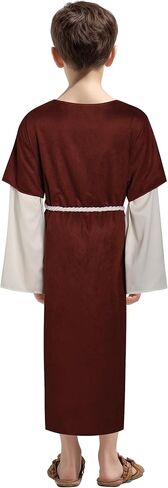 Boys Jesus Costume - Biblical Robe Set for Kids, Nativity Disciples Halloween Christ Outfit in Kuwait