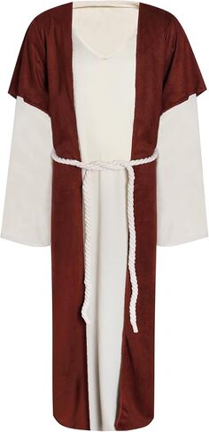 Boys Jesus Costume - Biblical Robe Set for Kids, Nativity Disciples Halloween Christ Outfit in Kuwait