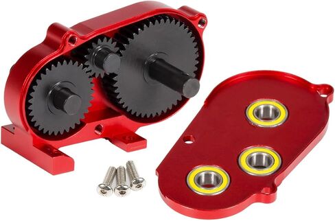 1/10 Transmission 30% OD Transfer Case Forward Motor Mount with Delrin Spur Gear for 1/10 RC Crawler Axial SCX10 II Element Enduro DIY LCG Chassis SCX10 Upgrades (Purple) in Saudi Arabia
