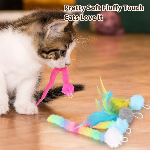 لعبة القط ، ألعاب القط التفاعلية الذكية المطورة مع التحكم عن بعد ، USB قابلة لإعادة الشحن معلقة لعبة هريرة قابلة للسحب للعب الذات in Kuwait