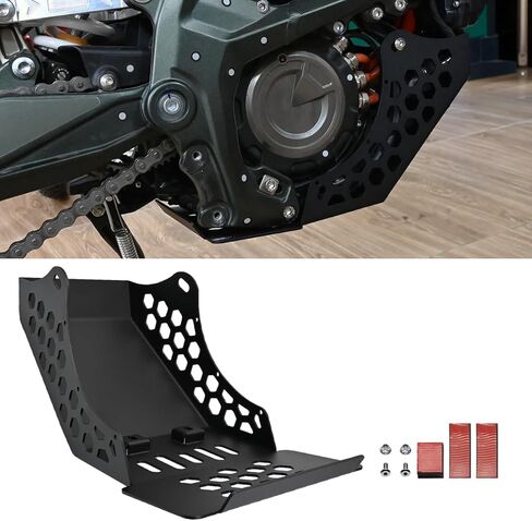 لوحة انزلاق المحرك لـ Sur Ron Ultra Bee 2022 2023، دراجة نارية شديدة التحمل Pro ممتدة بإطار سفلي سفلي هيكل مستنقع غطاء حماية للدراجة الترابية in Kuwait