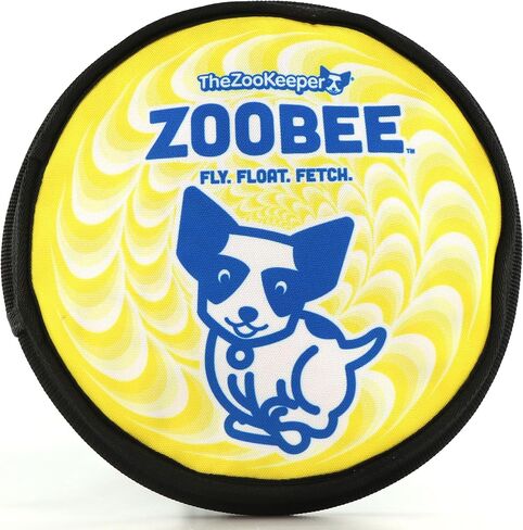ZooBee Flying Disc Dog Toy – Dog Vision Friendly Colors – Soft & Durable Frisbee for Outdoor Play, Water Fetch & Pool Fun – Safe on Teeth – Floating Dog Toy – Lightweight & Easy to Throw in Kuwait
