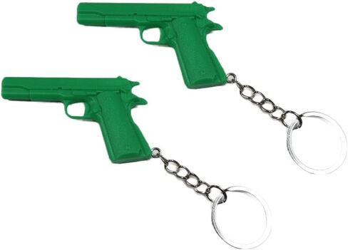 3D Printed Colt 1911 السلسلة الرئيسية للمسدس - مجموعة من 2 (أسود) in Saudi Arabia