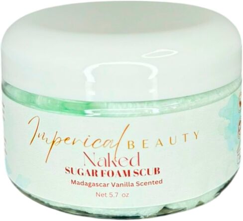 Imperical Beauty Naked Sugar Foam Scrub Madagascar Vanilla Scented in Saudi Arabia
