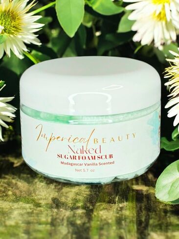 Imperical Beauty Naked Sugar Foam Scrub Madagascar Vanilla Scented in Saudi Arabia