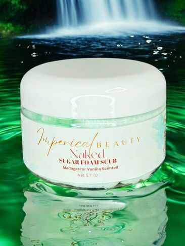 Imperical Beauty Naked Sugar Foam Scrub Madagascar Vanilla Scented in Saudi Arabia